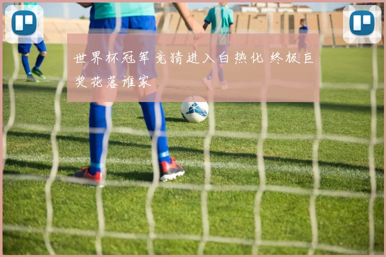 世界杯冠军竞猜进入白热化 终极巨奖花落谁家