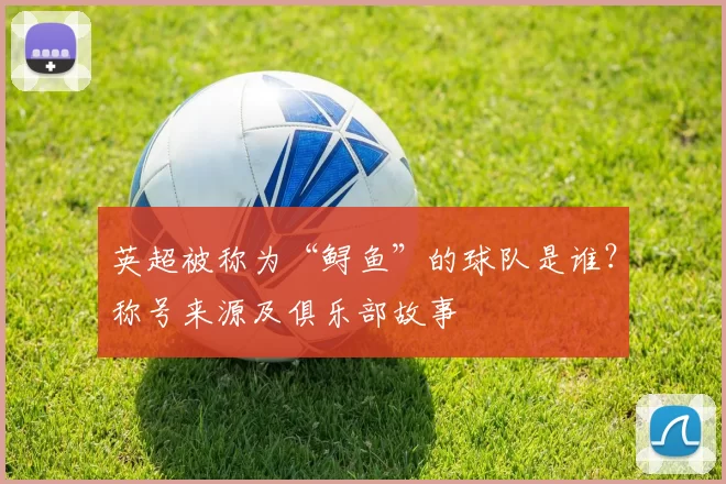 英超被称为“鲟鱼”的球队是谁?称号来源及俱乐部故事